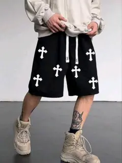 ✞最安値　新品未使用　パンツ　やりら　ブラック　クロム✞　Ⅱ