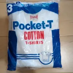 デッドストック　3枚セット　90s　半袖　ポケ　Tシャツ シングルステッチ　M