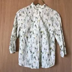 natural mist Class 花柄シャツ Fサイズ 綿100%