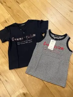 【新品】半袖Tシャツとボーダータンクトップセット