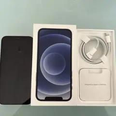 【美品】iPhone12 Black 128GB バッテリー86%