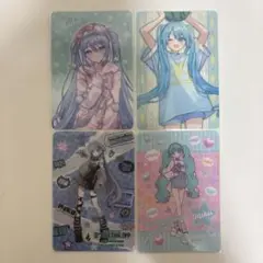 初音ミク 39culture コレクトボックス ウエハース 4枚セット