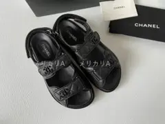 ◆シャネル◆ CHANEL ラムスキン フットベット サンダル