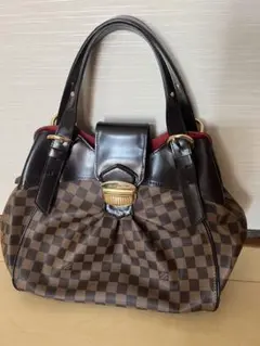 ダミエ柄 ハンドバッグ