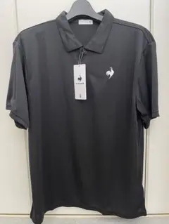 新品☆XO【Le Coq Sportif】半袖 ポロシャツ ブラック サラサラ