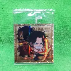 ワンピース大海賊 シールウエハース ゴールドパラレル エース&ロジャー 未開封
