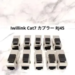 Iwillink Cat7 カプラー RJ45 シールド付き カプラー10個