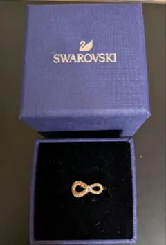 【美品】SWAROVSKI リング 11号 箱付き