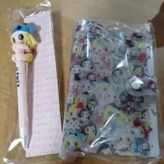 新品未開封イルメール手帳カバー、イーマリーちゃんボールペンセット