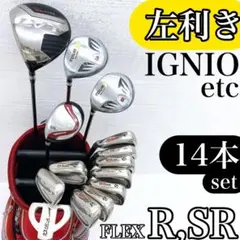 レフティ IGNIO イグニオ メンズゴルフセット フォーティーン バッグ付 左 レフティ IGNIO イグニオ メンズゴルフセット フォーティーン