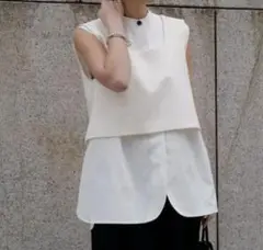 マチャットノースリーブベスト TOPS | MACHATT ONLINE STORE