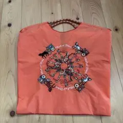 刺繍バック　エコバッグ