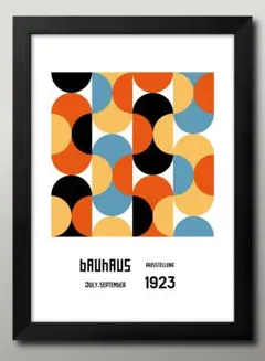 15964■ポスター アート 絵画『バウハウス　BAUHAUS』A3 マット紙
