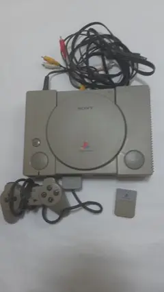 SONY PlayStation (PS1) 本体 コントローラー　メモリ付き