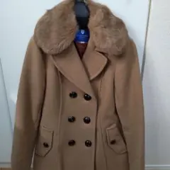 BLUE LABELクレストブリッジファー付ピーコート
