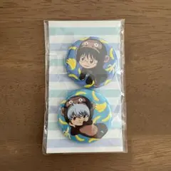 銀魂 THE FINAL 購入特典＊缶バッジ　銀時、新八セット