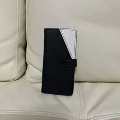 ARROWS Be4 F-41Aケース 手帳型 ストラップ付き カード収納 黒