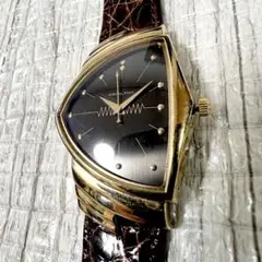 希少品! HAMILTON ベンチュラ 6250 ゴールド ブラック エルビス
