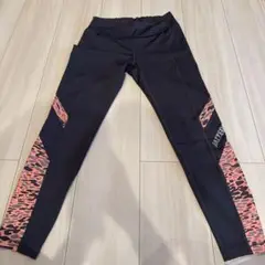 JAZZERCIZE レオパード柄フィットネスパンツ Sサイズ
