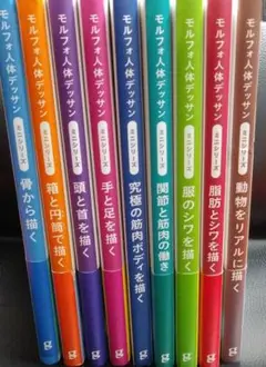 【全9冊セット】モルフォ人体デッサン ミニシリーズ