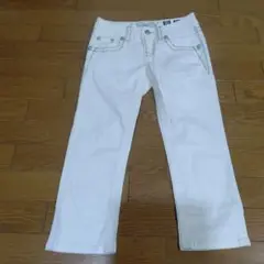 ◎Miss Me ホワイトデニムパンツ　サイズ 24 　七分丈　美品