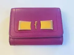 希少♡フェラガモ名刺入れ♡ラズベリーピンク♡