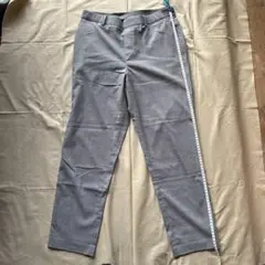 古着　UNIQLOグレー チェック柄 スラックス