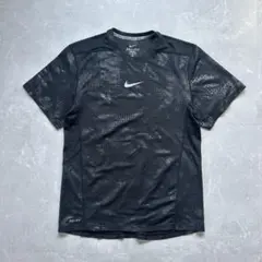 NIKE ランニングウェア プラクティスシャツ ブラック カモフラ メンズXL