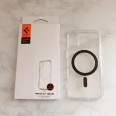 iPhone 16 ケース クリア MagSafe対応 ブラック