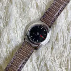 グッチ GUCCI 5500L シェリーライン ブラック リザードベルト