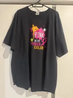 GILDAN PINK IS MY POWER COLOR Tシャツ古着