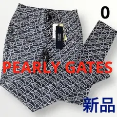 【新品】パーリーゲイツ ストレッチ抜群◎パンツ ハート柄 総柄 ０