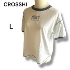 CROSSHI クロッシ✨ブルックリンハイツTシャツ Lサイズ ホワイト
