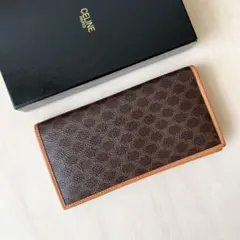 【美品・希少】Celineヴィンテージ マカダム柄 財布 ウォレット セリーヌ