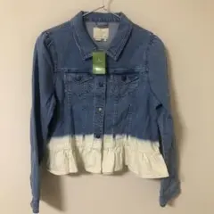 【新品未使用】ケイトスペード フリルGジャン Lサイズ