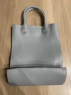 【ポートジュール】 レザー　クラシック縦型トートバッグ