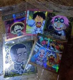 ワンピース ホログラムシール5枚セット