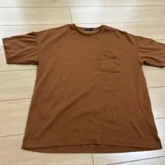 COMME CA ISM ブラウン Tシャツ Lサイズ