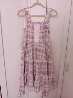 眞白ありす　しまむら　ロリィタ　ロリータ　ワンピース　チェック