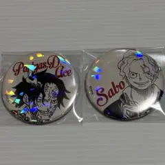 ワンピース ONE PIECE オールスター缶バッジ エース サボ