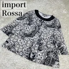 美品✨️インポートロッサ ペイズリー ブラウス 42 マルチカラー 大きいサイズ