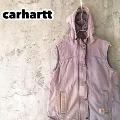 carhartt カーハート ベスト ダッグ生地 フーディー ジップアップ