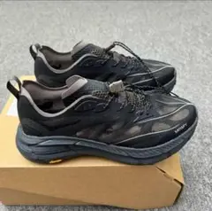 【HOKA】×【SATISFY】マファテ・スピード4 ライト黒 26.5cm