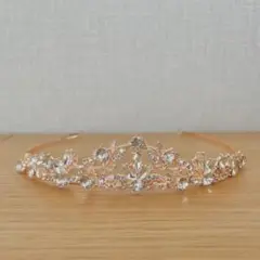 【Maryさん専用】結婚式 ティアラ ローズゴールド