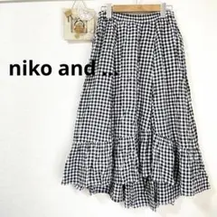 ＊niko and ...＊フィッシュテール＊チェックスカート＊
