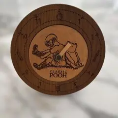 ジャンク品　 ディズニーランド　プーさん木製置時計
