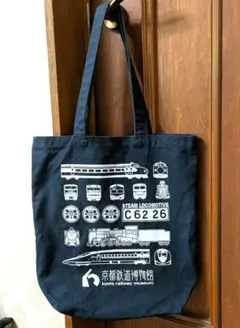 京都鉄道博物館　キャンバス地トートバッグ