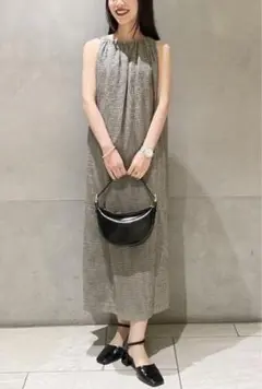 デミルクスビームス シアーチェック2WAYワンピース