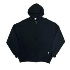 90s RUSSELL ATHLETIC ブラック ジップパーカー メキシコ製