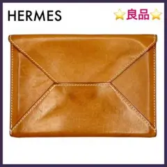 良品✨ エルメス エンべロープ カードケース マルチケース ブラウン